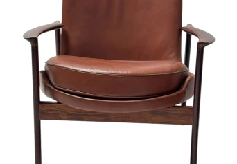 Two Mid-Century Modern Lounge Chairs by Ib Kofod-Larsen for Frõscher, 1970s